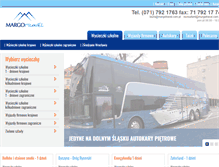 Tablet Screenshot of margotravel.com.pl